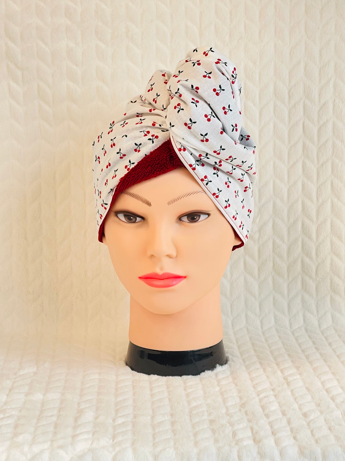 Serviette à cheveux sur mesure