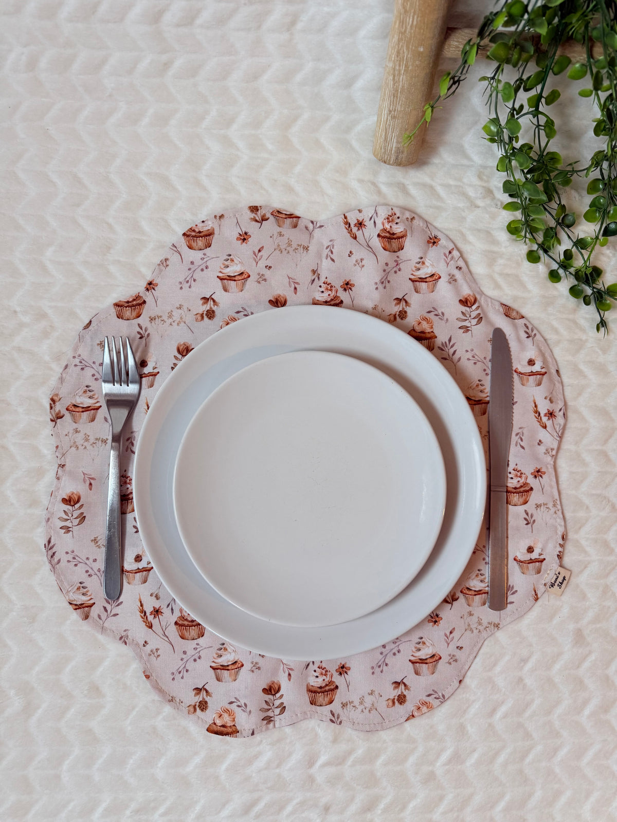 Set de table fleurs