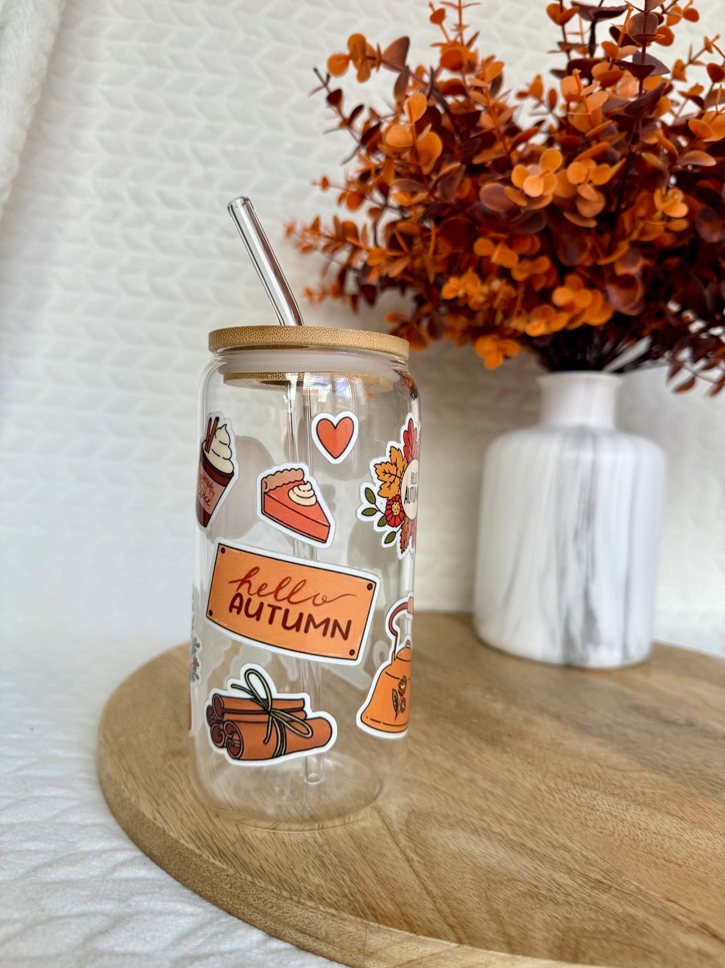 Verre en forme de canette