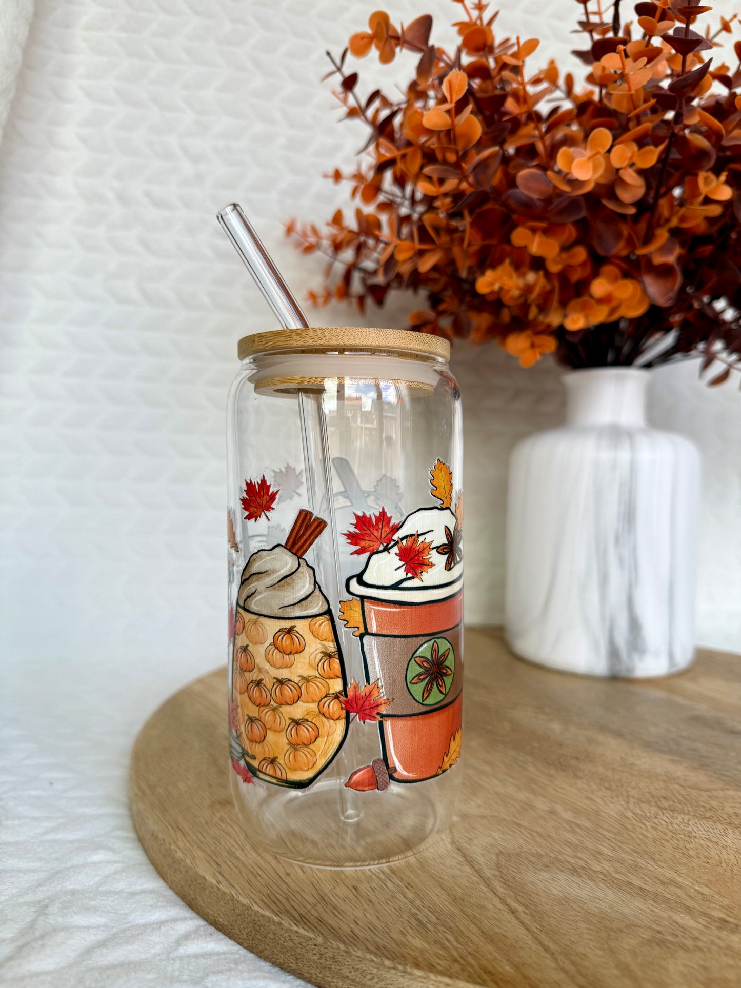 Verre en forme de canette