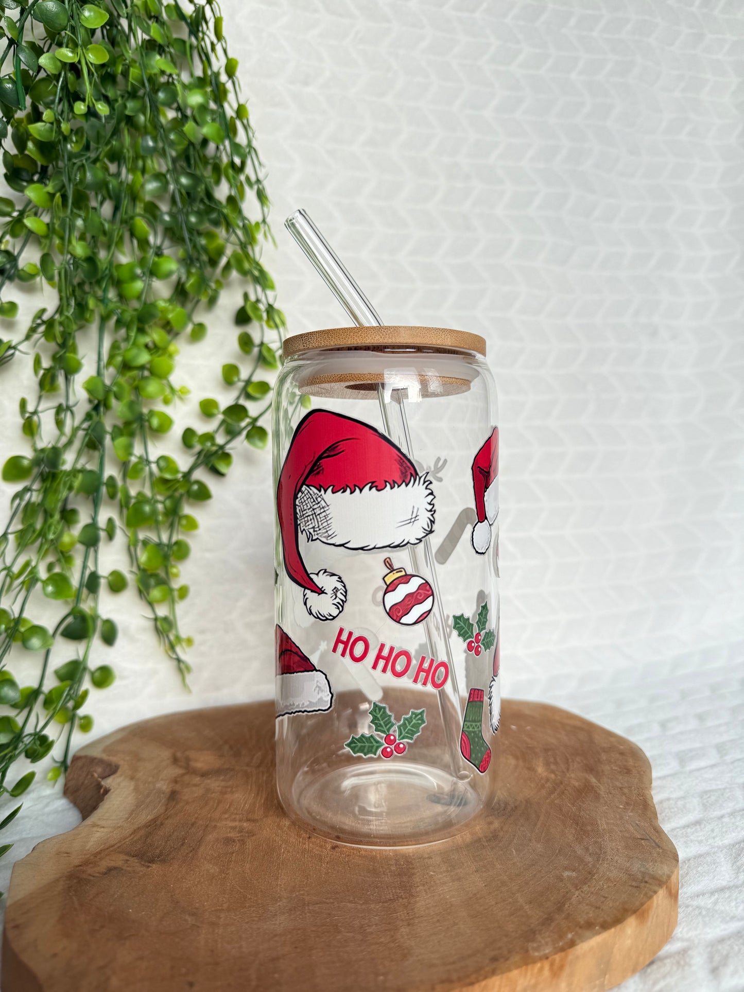 Verre en forme de canette Noël