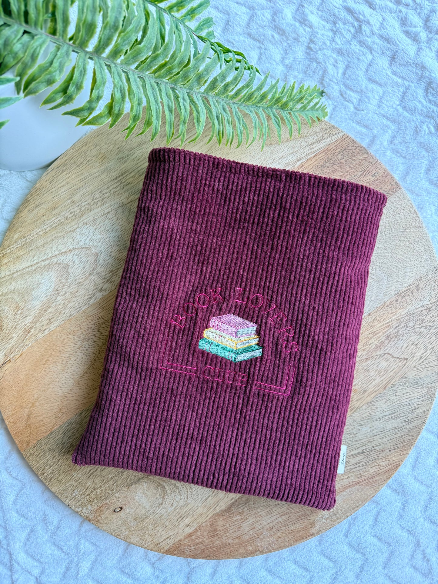 Housse pour livre brodée Broché