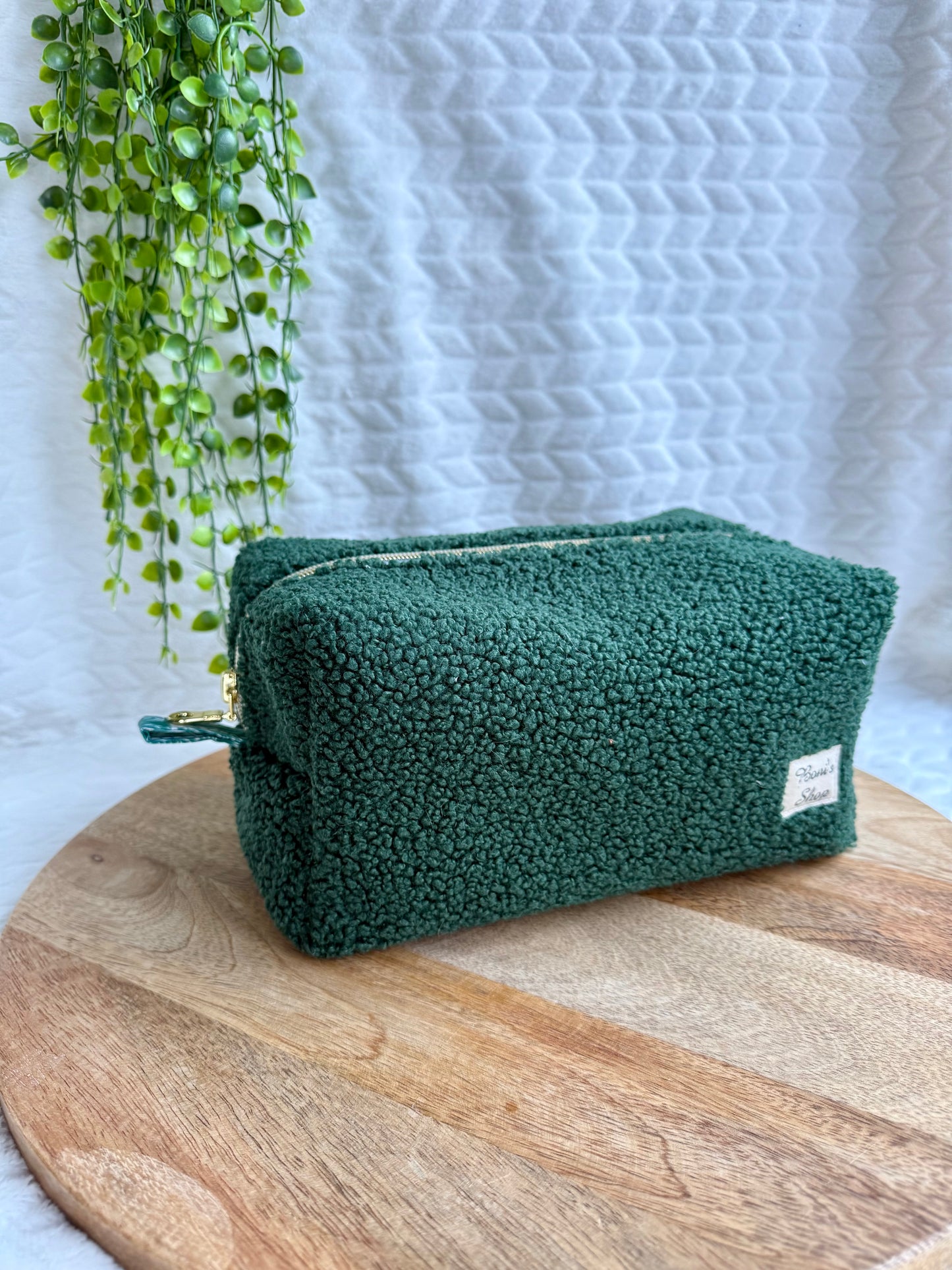 Trousse de toilette matelassée