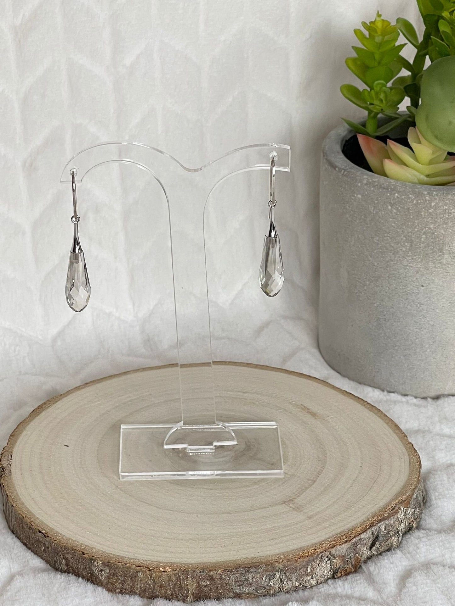 Boucles d'oreilles pendentif Swarovski
