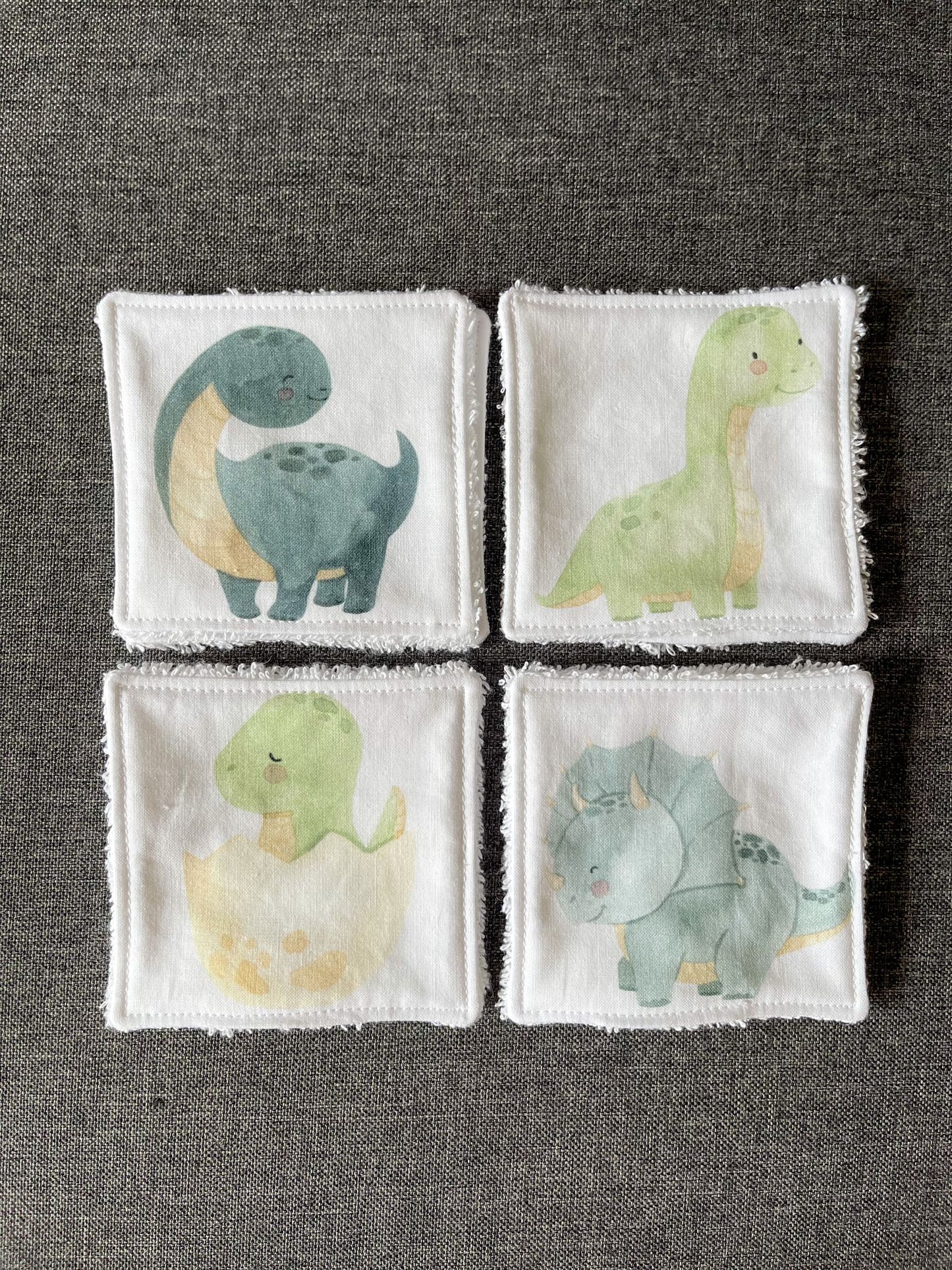 Lingettes lavables carrées en éponge