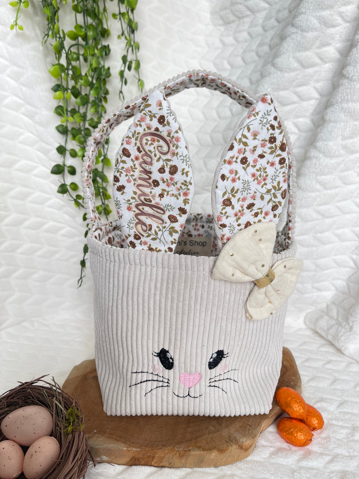 Panier lapin