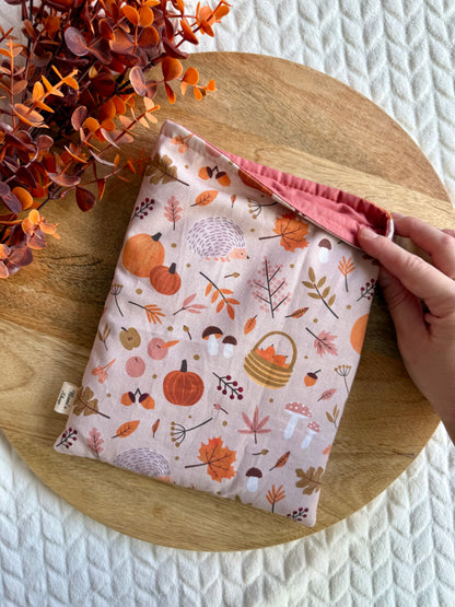 Housse pour livre automne
