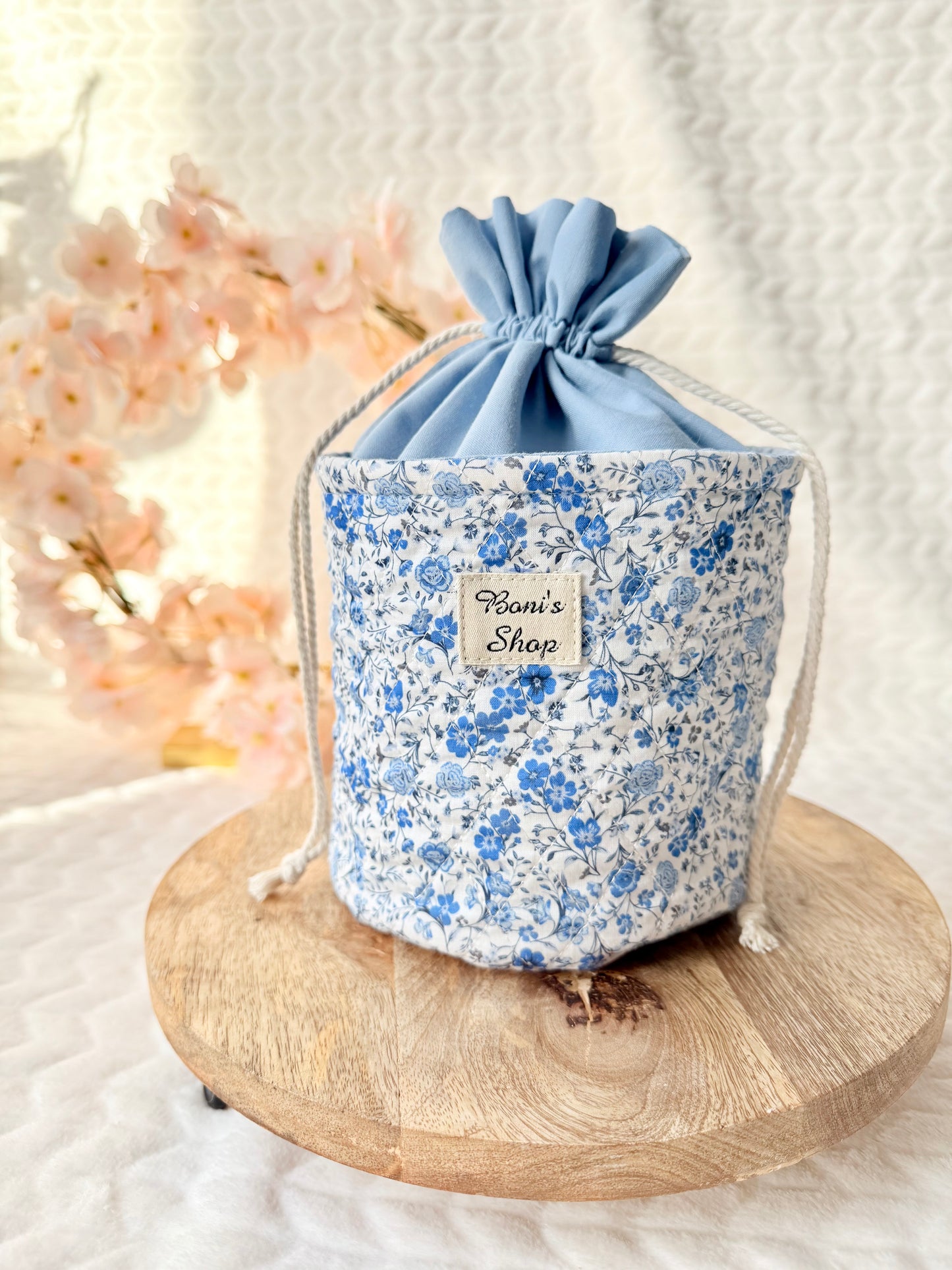 Pochon rond en coton