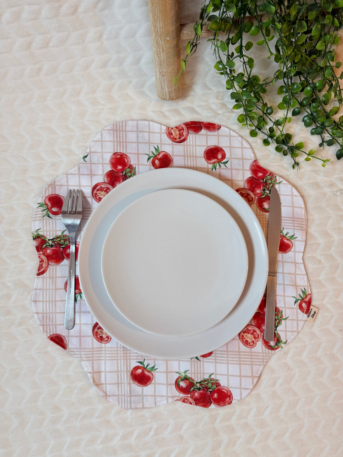 Set de table fleurs