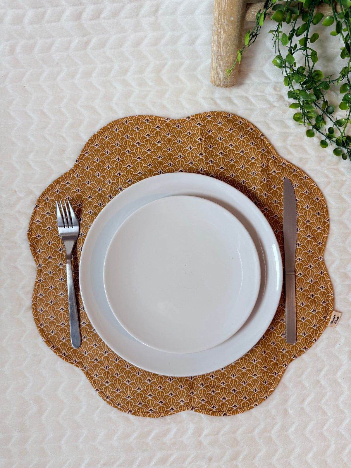 Set de table fleurs