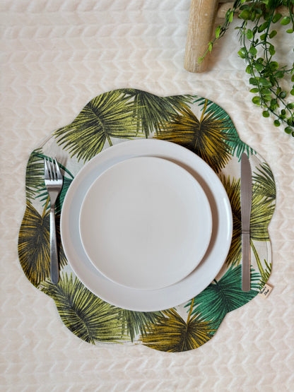 Set de table fleurs