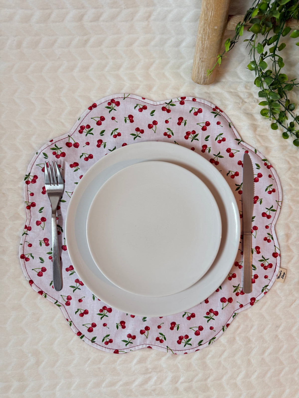 Set de table fleurs