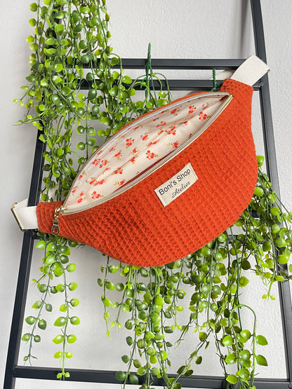 Sac banane adulte en nid d’abeille