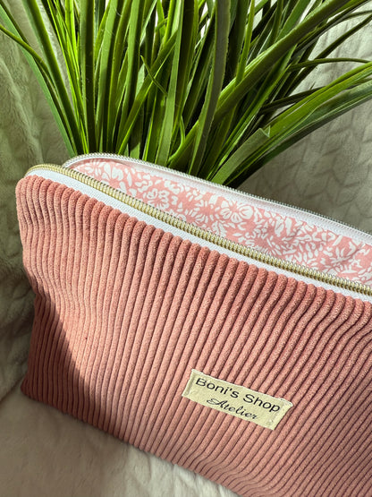 Housse de protection tablette velours cotelé