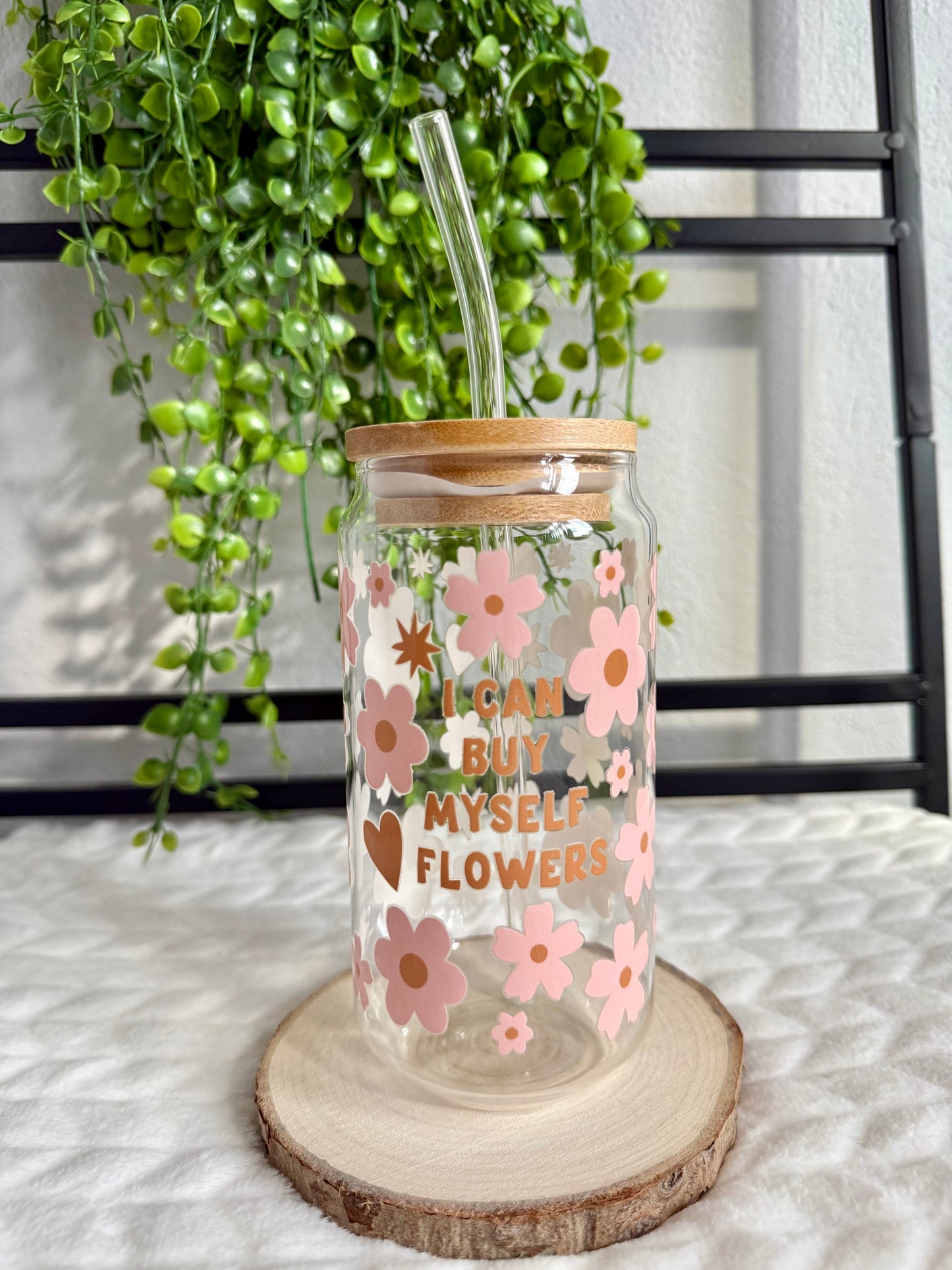 Verre en forme de canette