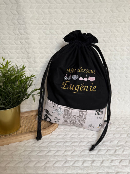 Pochon à linge personnalisable