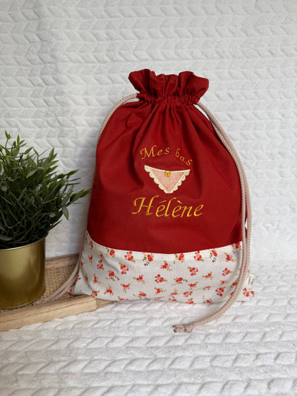Pochon à linge personnalisable