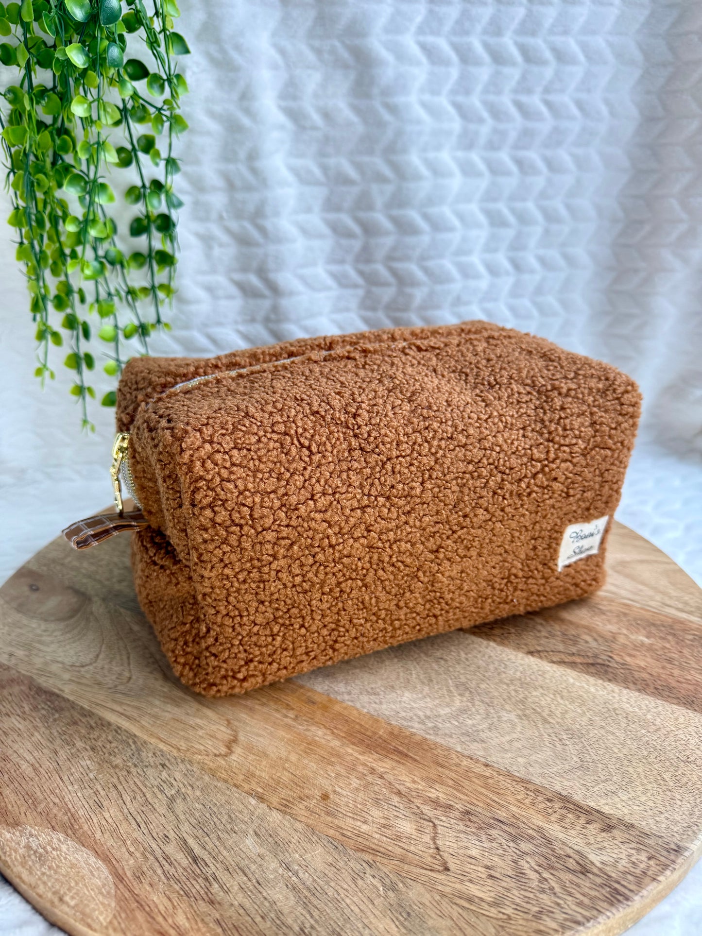 Trousse de toilette matelassée