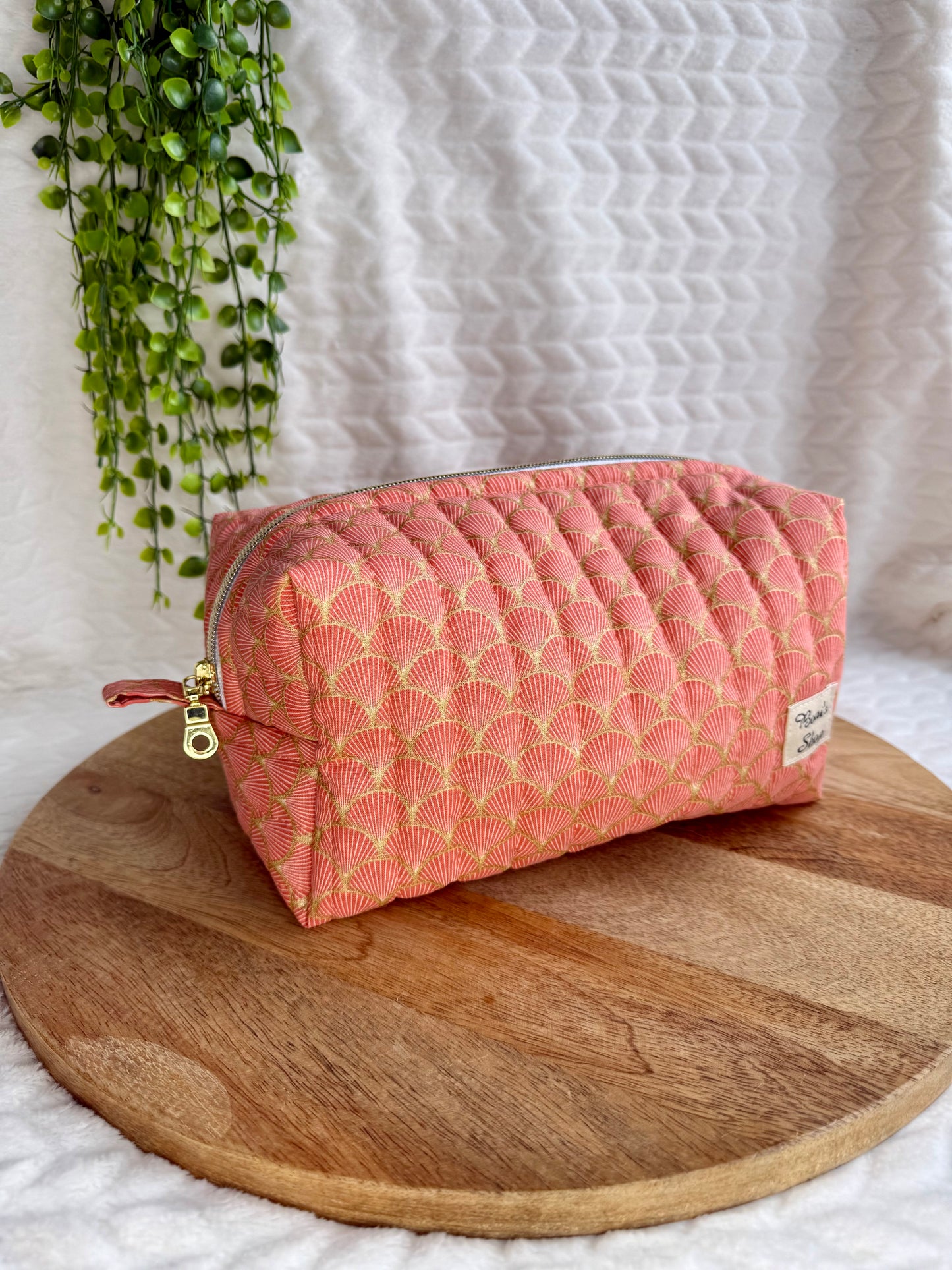 Trousse de toilette matelassée