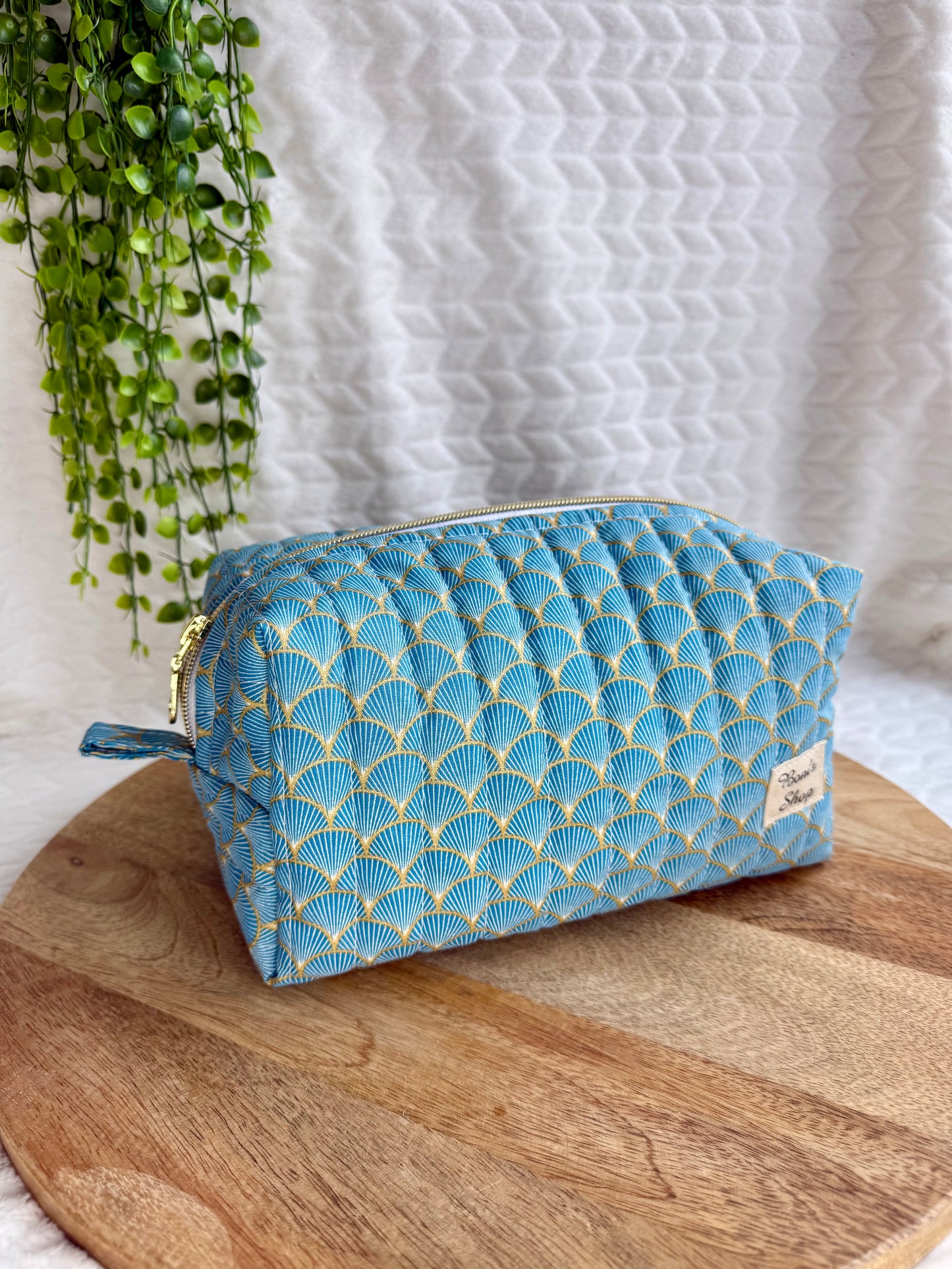 Trousse de toilette matelassée