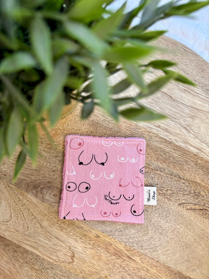 Lingettes au vrac en éponge bambou