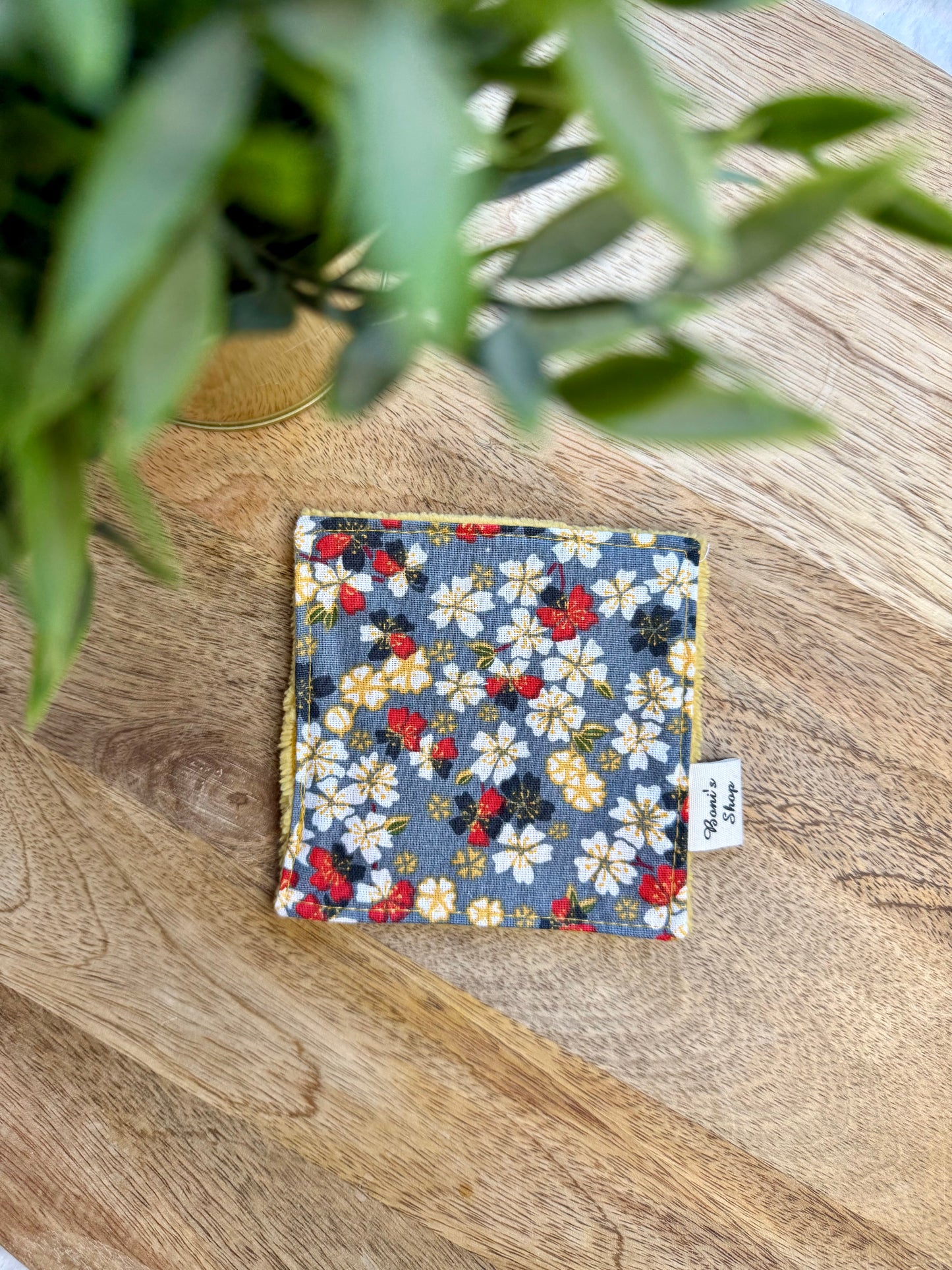 Lingettes au vrac en éponge bambou