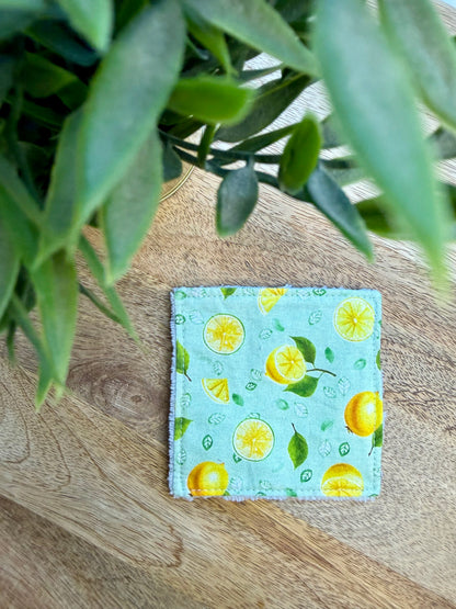 Lingettes au vrac en éponge bambou