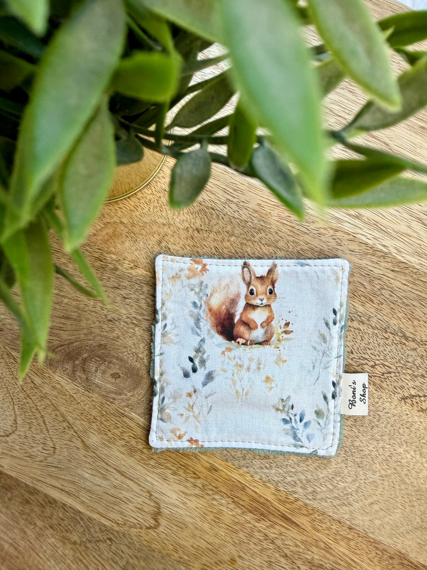 Lingettes au vrac en éponge bambou