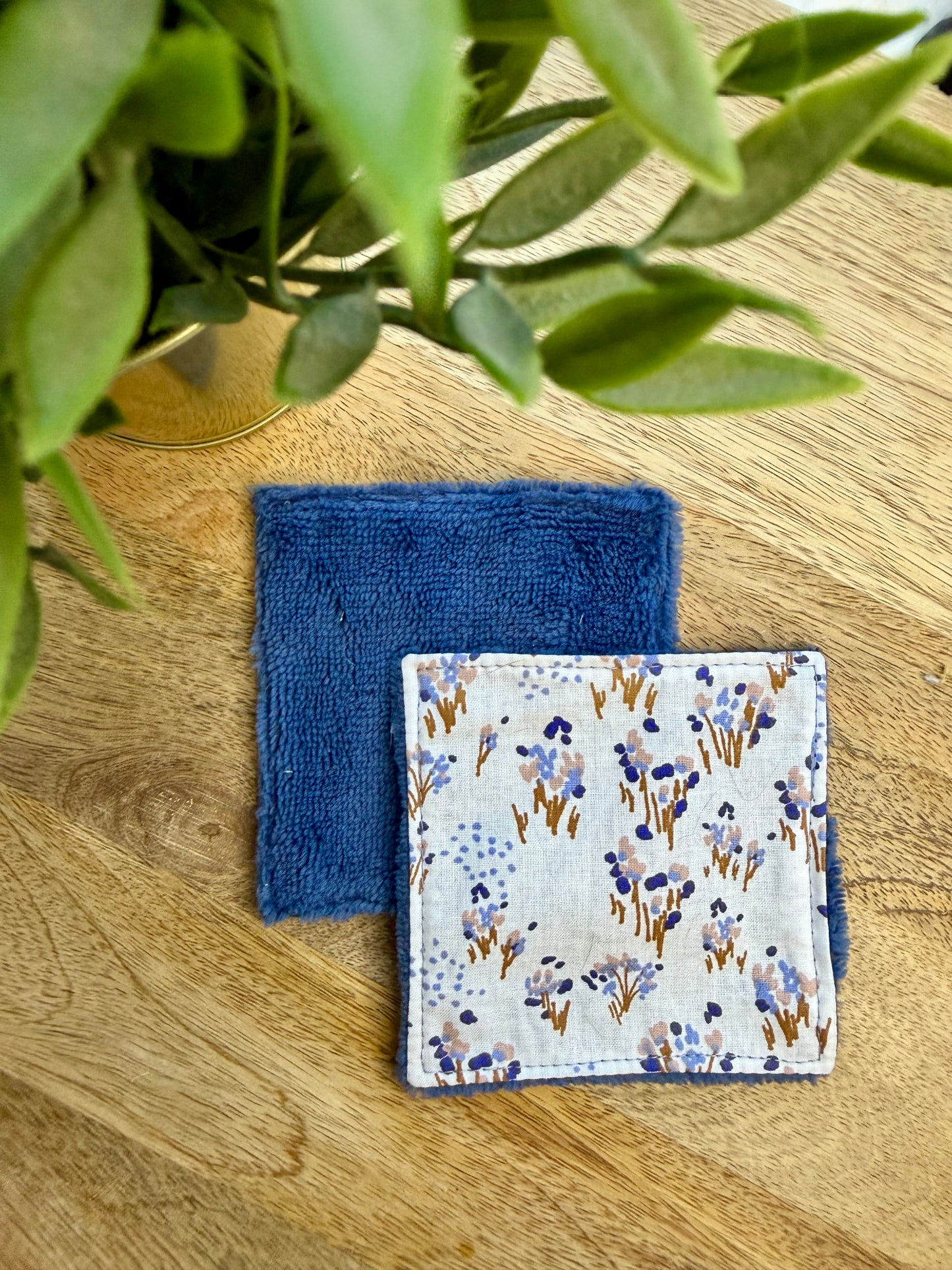 Lingettes au vrac en éponge bambou