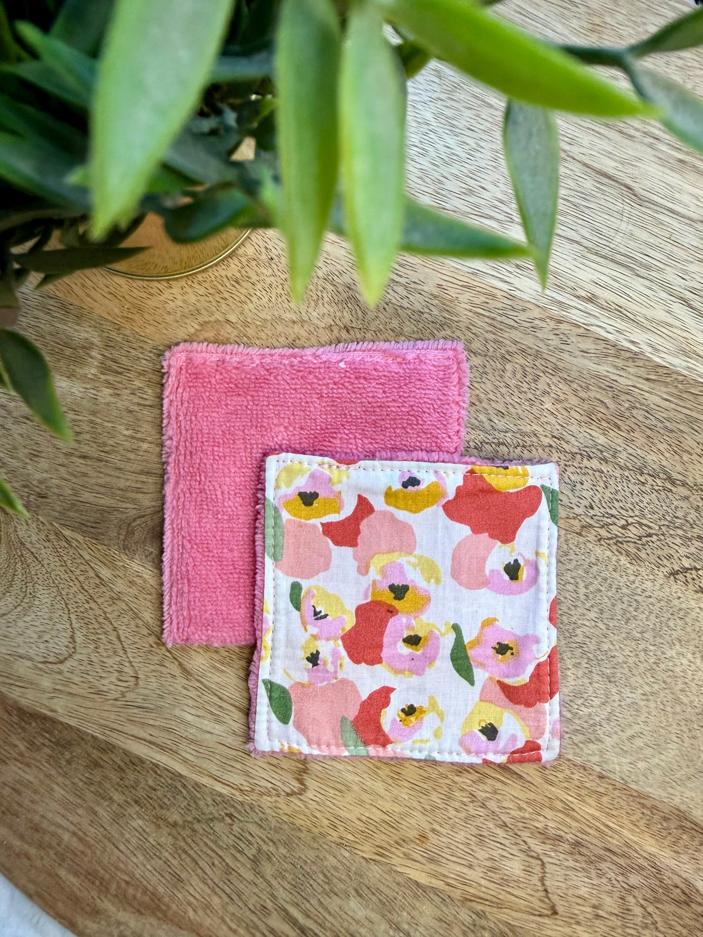 Lingettes au vrac en éponge bambou