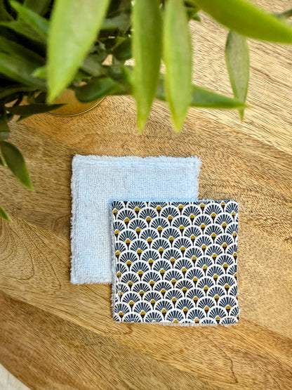 Lingettes au vrac en éponge bambou