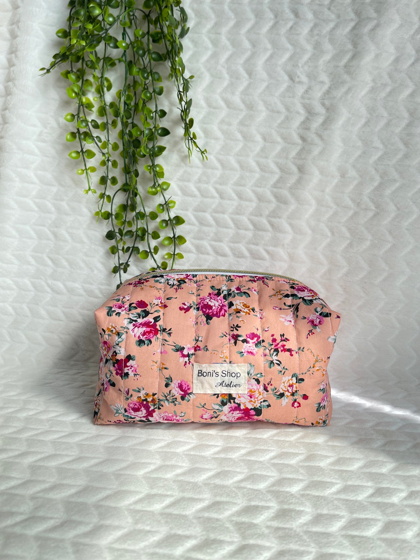 Trousse de toilette matelassée