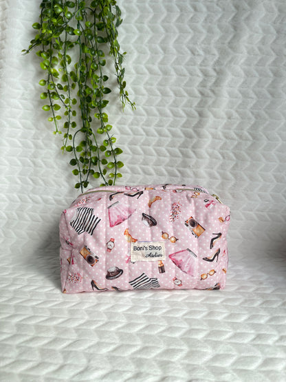 Trousse de toilette matelassée
