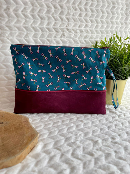 Pochette bi-matière