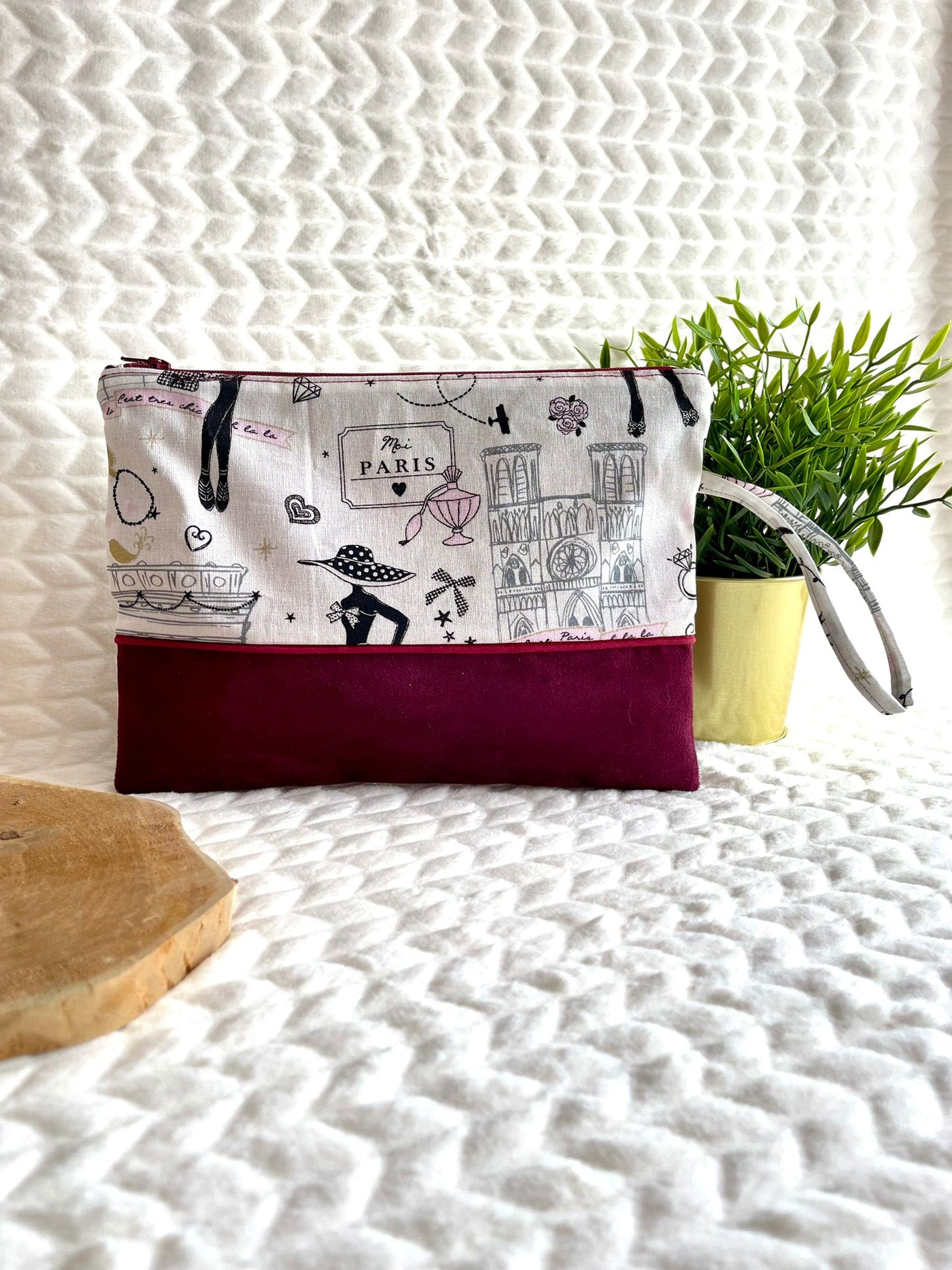 Pochette bi-matière