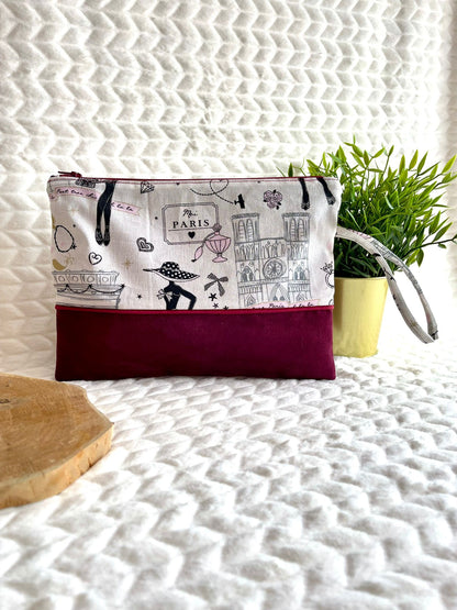 Pochette bi-matière