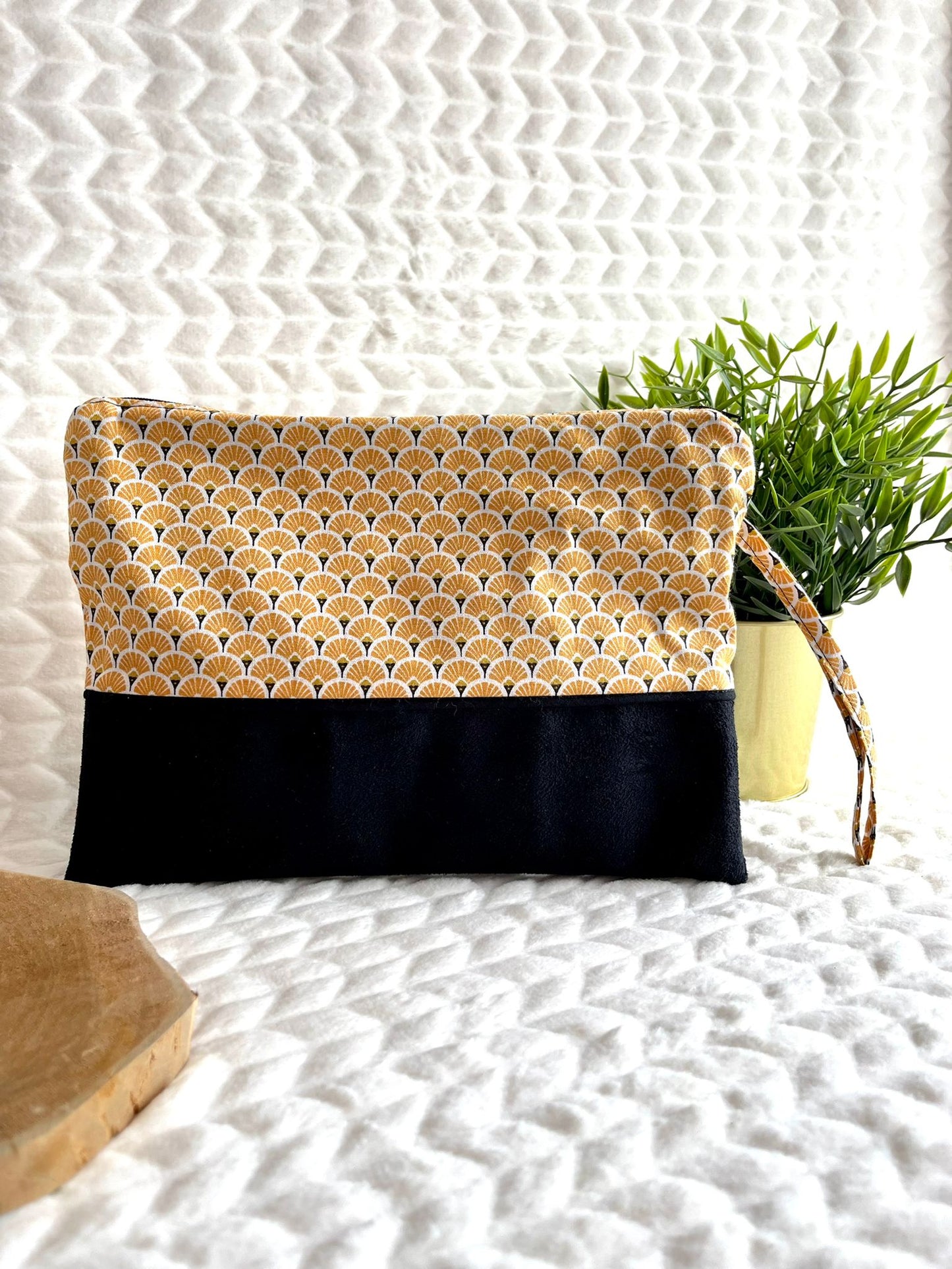 Pochette bi-matière